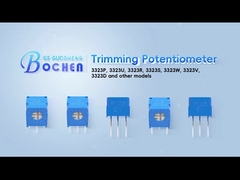 3323 সিরিজ 0.5W 1k 2k 5k 10k 20k 50k ওহম একক টার্ন সার্মেট ট্রিমার পটেনসিওমিটার