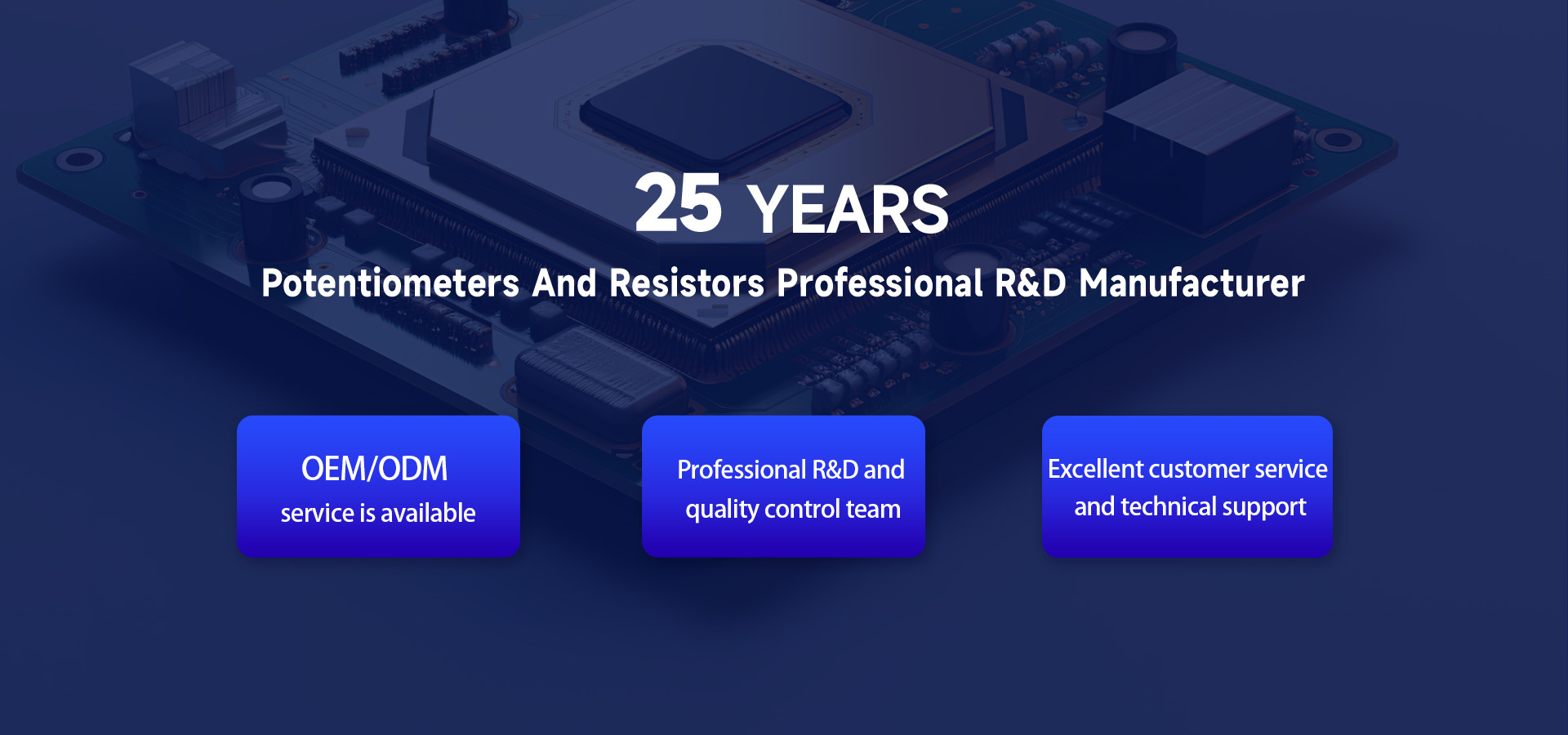 গুণ তিরস্কারকারী potentiometer কারখানা