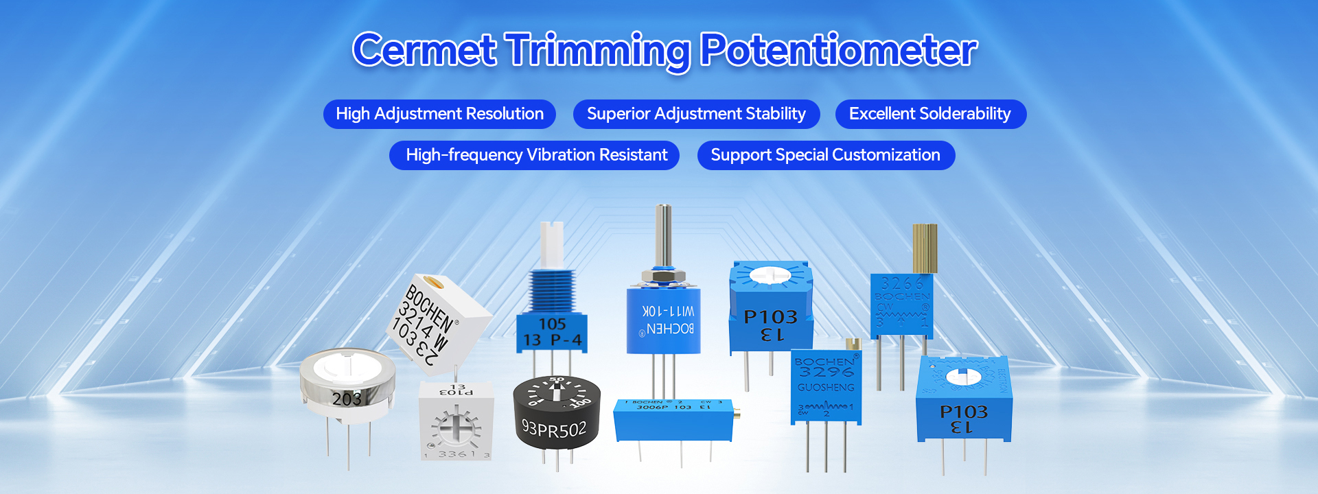 গুণ তিরস্কারকারী potentiometer কারখানা