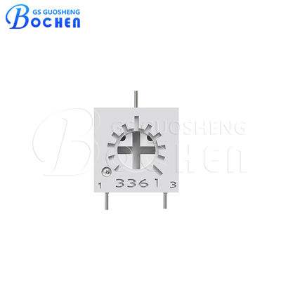 3361P 0.25W 1/4 ′′ স্কয়ার সিঙ্গল টার্ন এসএমডি সার্মেট ট্রিমার ট্রিমিং পটেনসিওমিটার