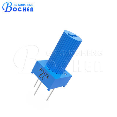 বাল্ক ছোট পটেনটিওমিটার 3362 ট্রাম্পট 10 মিমি বোতাম সহ সামঞ্জস্যযোগ্য প্রতিরোধের