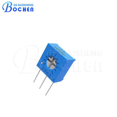 বর্গক্ষেত্র 2k 10k 50k ওহম Smd Potentiometer প্রতিরোধক Trim Pot 3362M-1-202LF 1/4 